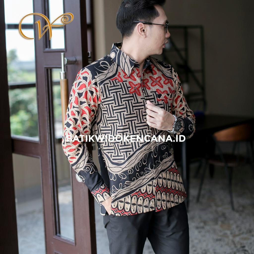 Jual KEMEJA BATIK ABSTRAK - BATIK PRIA MODERN - KEMEJA BATIK KERJA ...