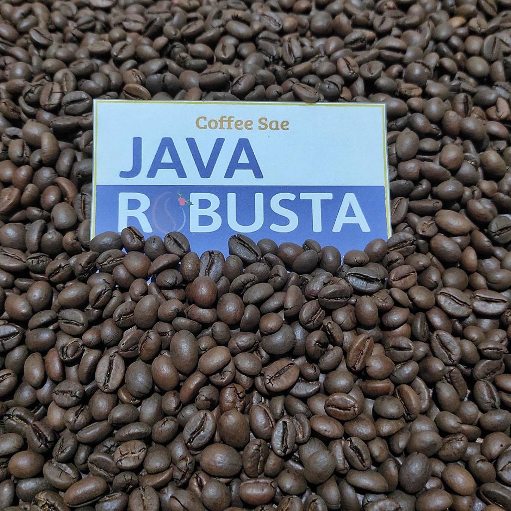 Jual Coffee Sae Kopi Robusta 1kg MEDIUM ROAST Biji atau bubuk Java ...