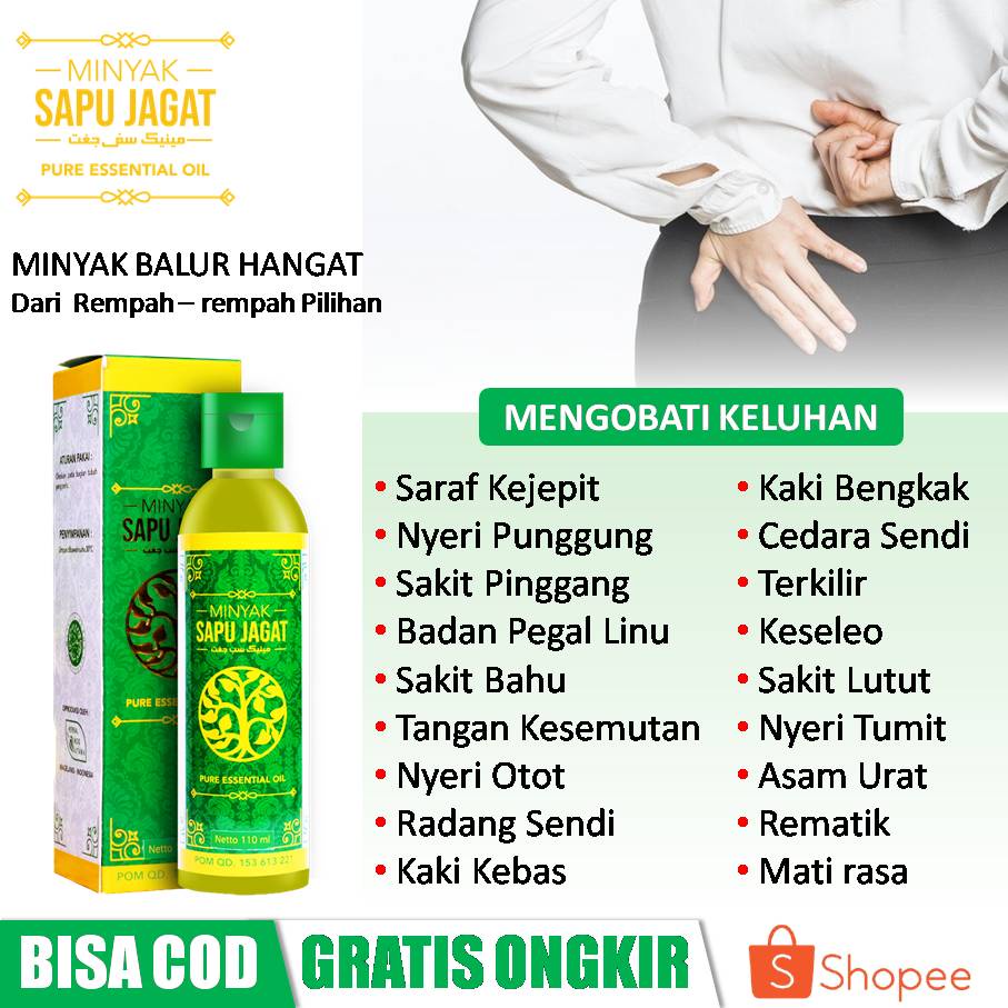 Jual Obat Balur Saraf Kejepit Nyeri Punggung Sakit Pinggang