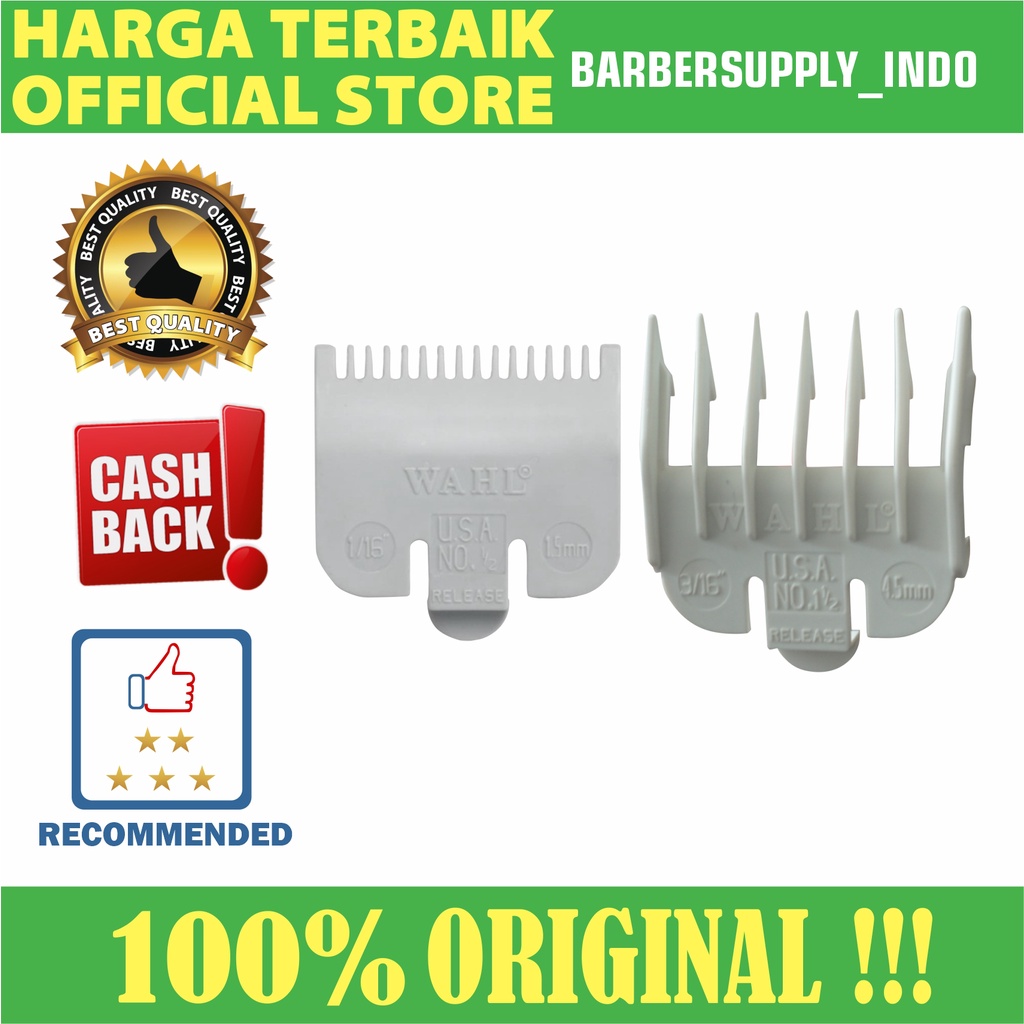 Jual SEPATU CLIPPER WAHL NO 0,5 & 1,5 PREMIUM ABU WAHL GUARD CLIPPER