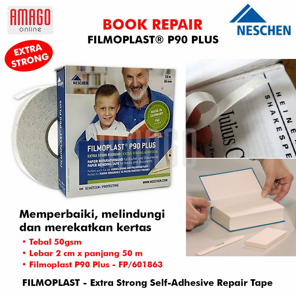 Filmoplast P90 Book Repair Tape