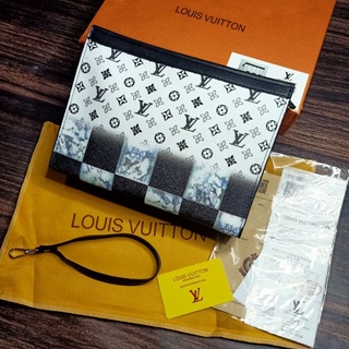 Jual Handbag Kulit asli Pria Wanita - Clutch louis Vuitton Pria wanita - -  Kota Surabaya - Tokomashel Store