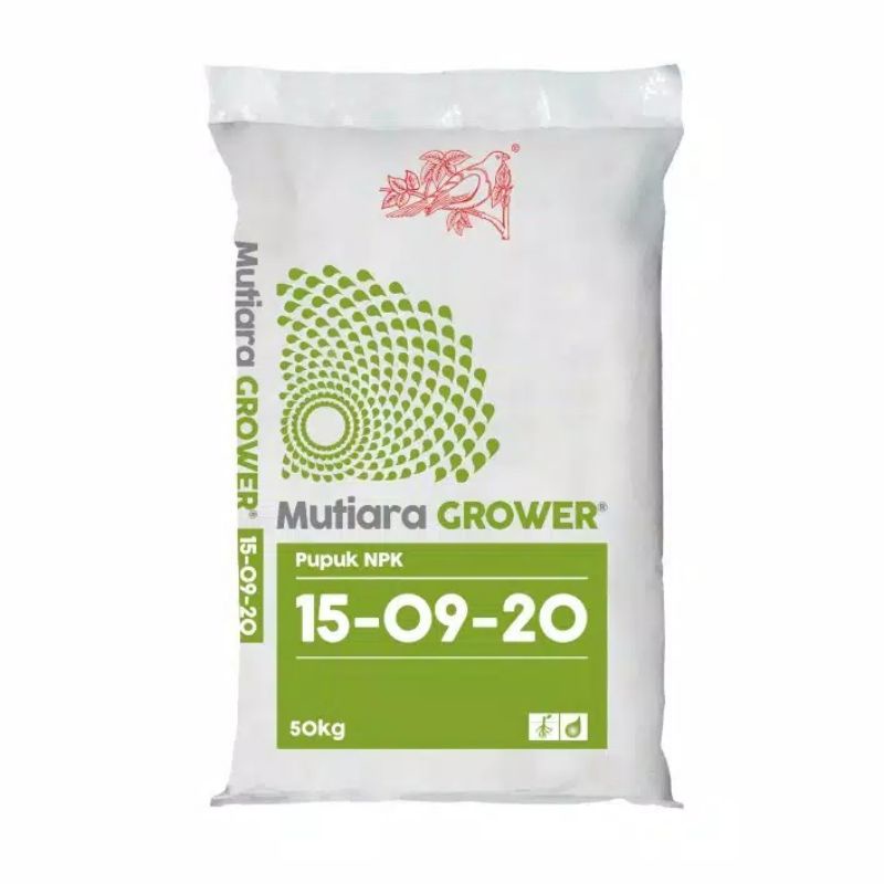 Pupuk NPK Mutiara Grower 15-09-20+Te Repack