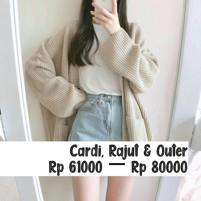 Jual Cardi, Rajut & Outer Rp 61.000 — Rp 80.000 /1Kg | Shopee Indonesia