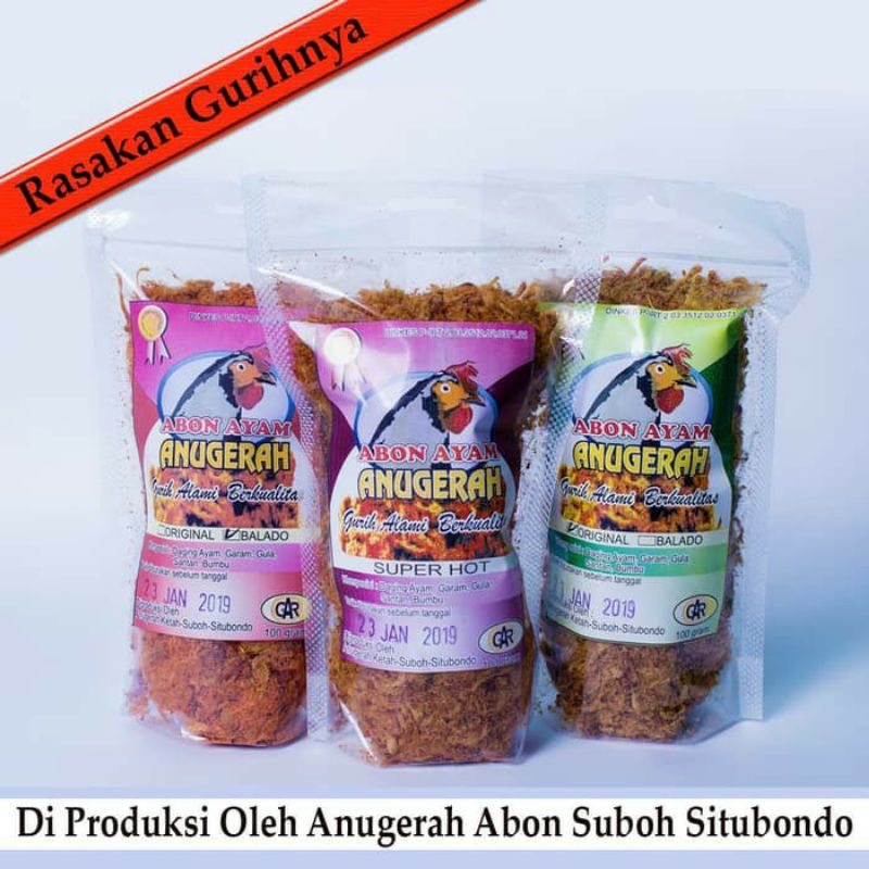 Jual Abon Ayam Asli Rasa Original Gr Shopee Indonesia