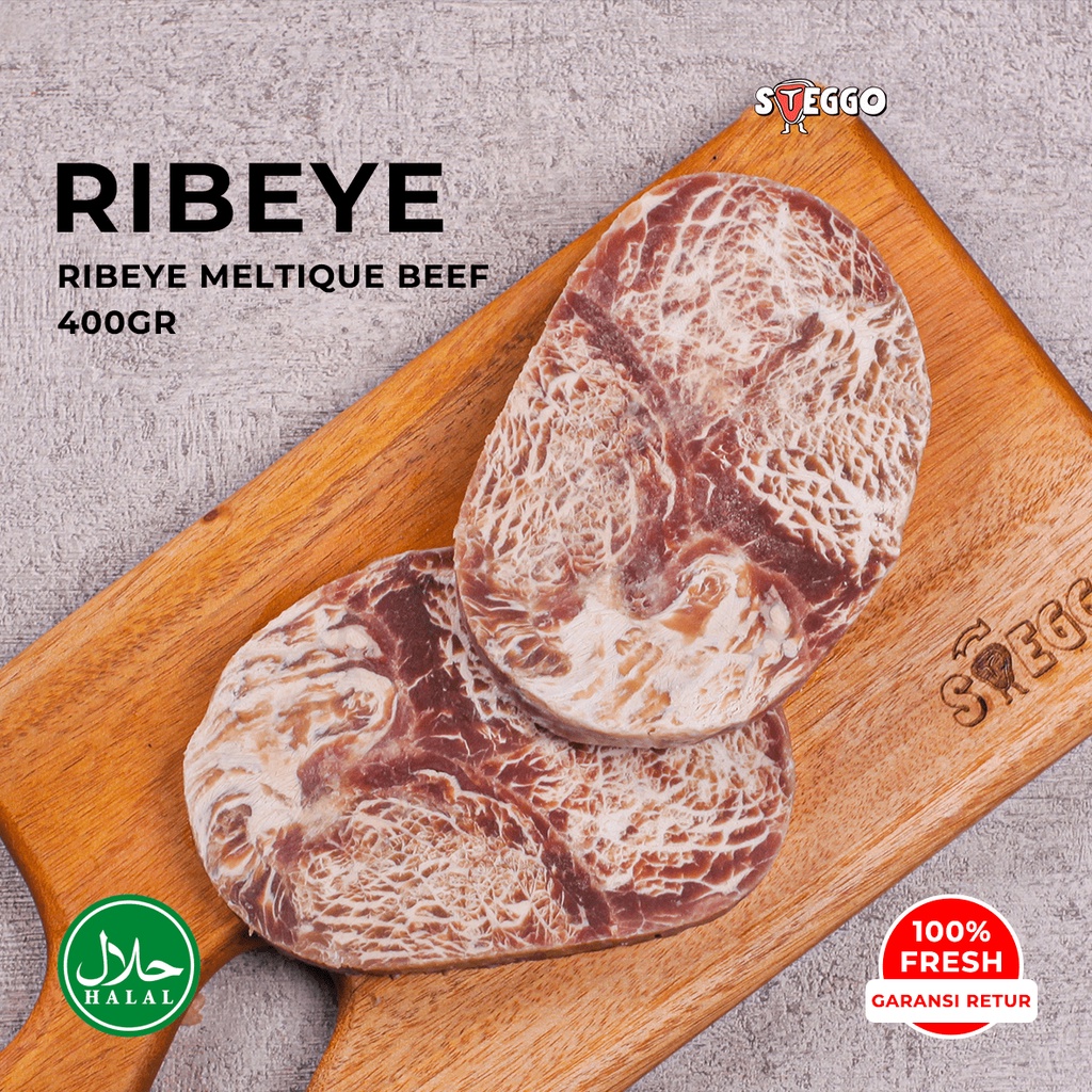 Jual 400 Gram Ribeye Beef Wagyu (100% HALAL DAN NIKMAT) by STEGGO ...