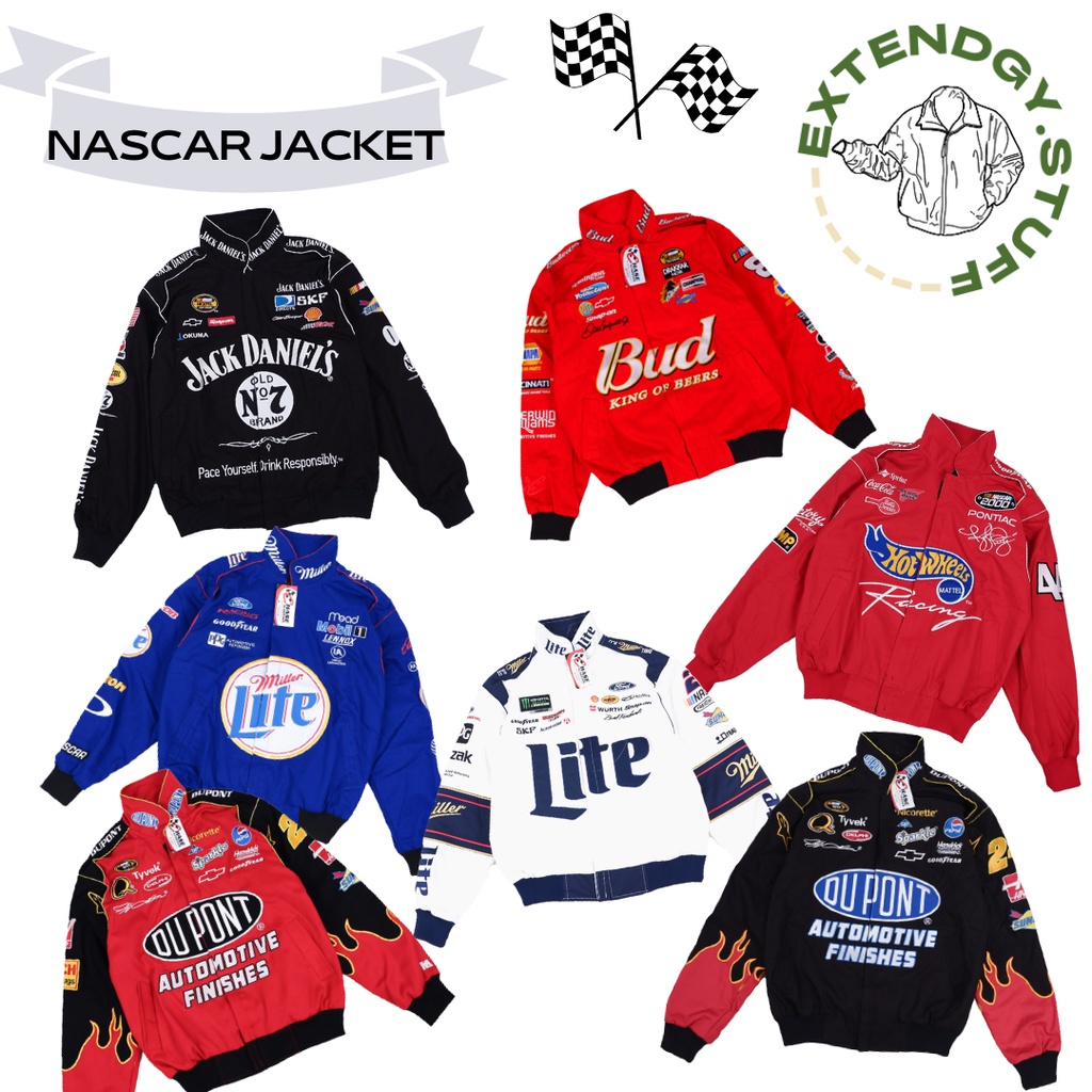 Jual VARSITY JACKET NASCAR CHASE AUTHENTIC Shopee Indonesia