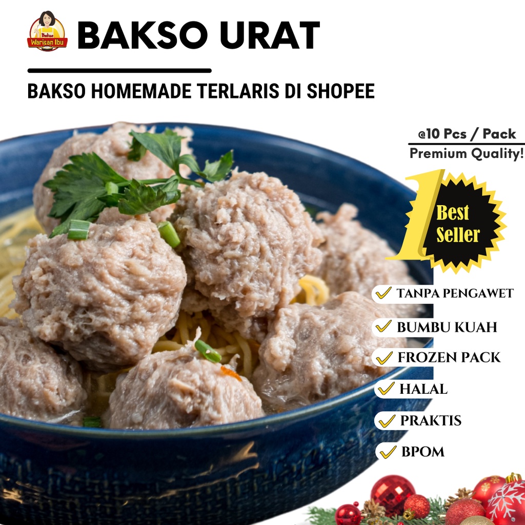 Jual Bakso Sapi Baso Sapi Urat Premium Homemade Shopee Indonesia