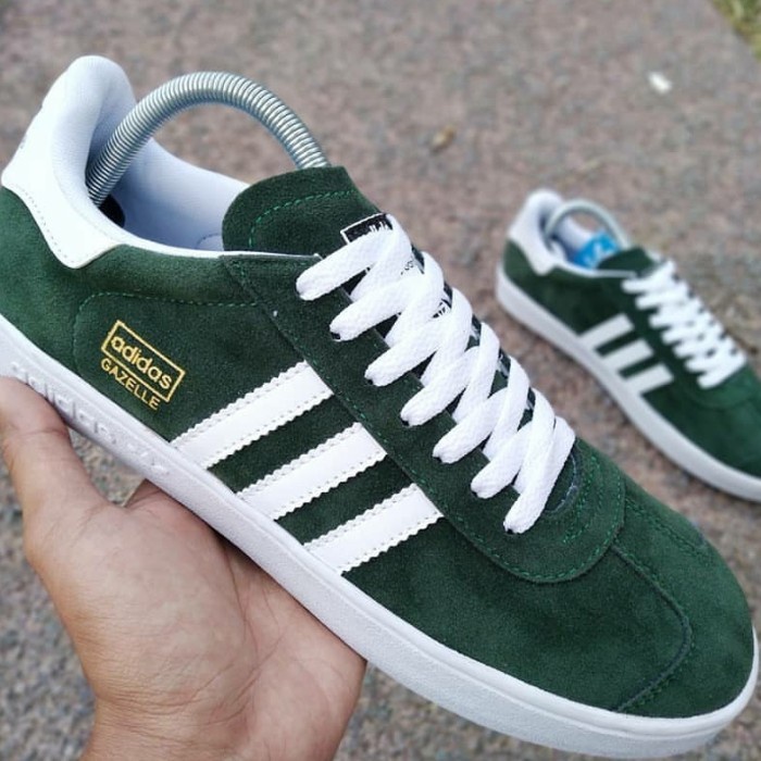 RESTOCK Sepatu Adidas Gazelle OG Classic 2 Indoor Sepatu Pria Casual Adidas G Hijau lis put 39