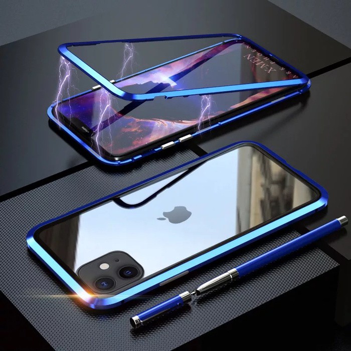Jual Redmi Note 9 Premium Magnetic Glass Case Casing Kaca Magnetik 