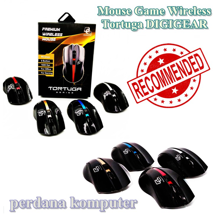 Jual DIGIGEAR Wireless Mouse Gaming Tortuga Series | Shopee Indonesia