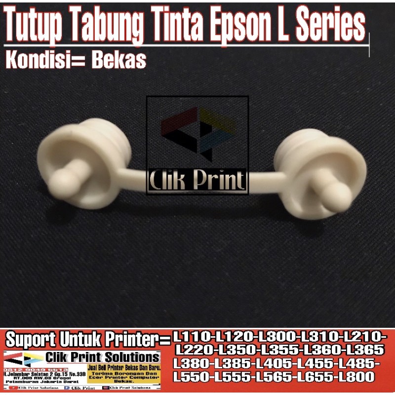 Jual Tutup Tabung Infus Printer Epson L110 L120 L300 L310 L210 L220 L350 L355 L360 L365 L550 2382