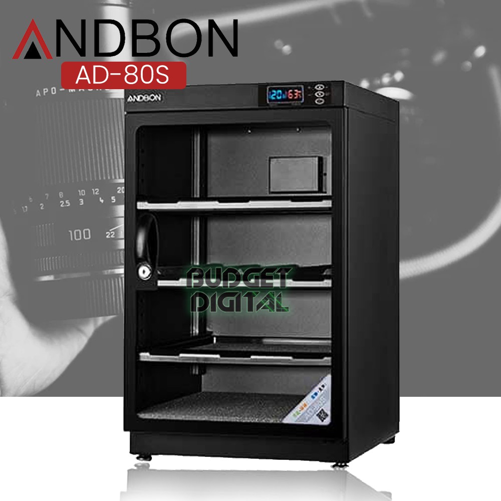 Jual Dry Box Dry Cabinet ANDBON AD 80S Digital For CAMERA AND LENS