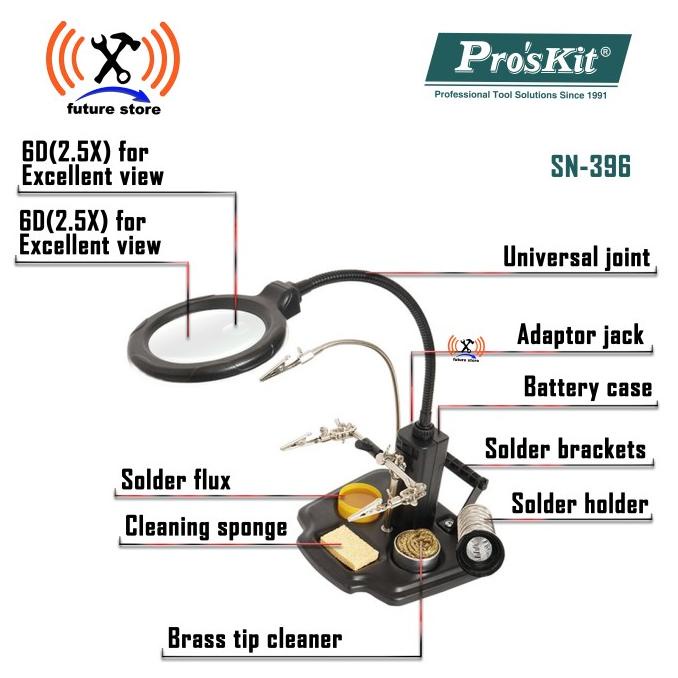 Jual Proskit Sn Kaca Pembesar Penjepit Pcb Original Shopee