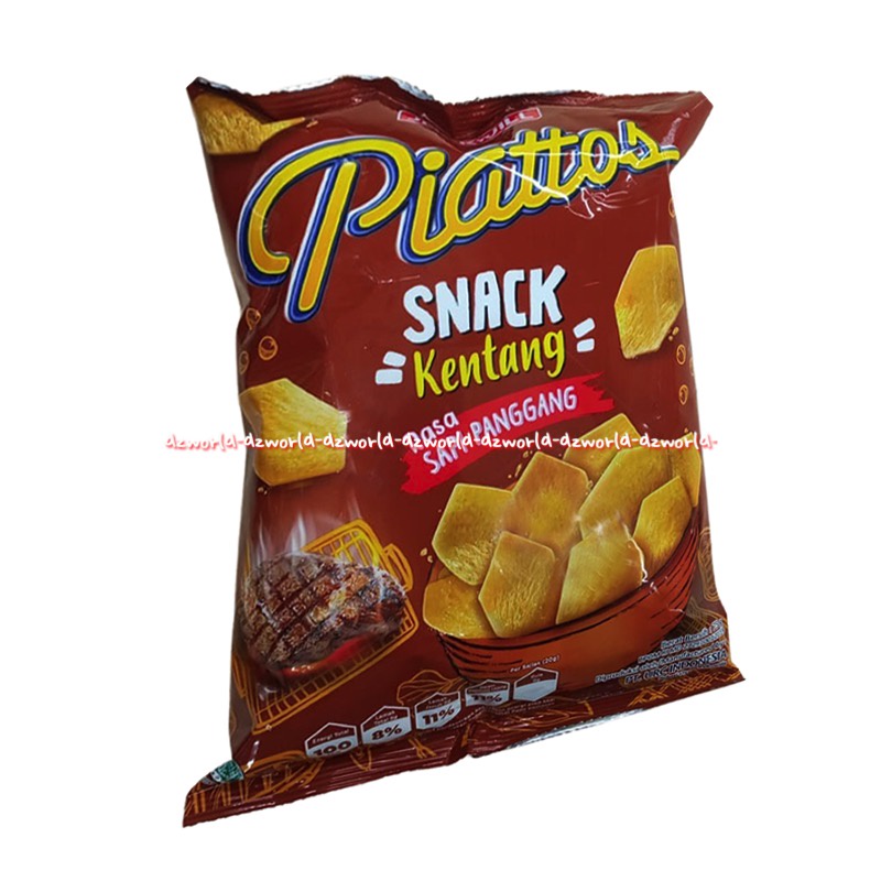 Jual Piattos Snack Kentang 75gr Rasa Sapi Panggang Keripik Kentang ...