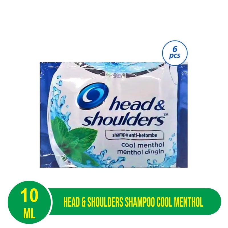 Jual Head & Shoulders Shampoo Cool Menthol 6x10ml Sachet Shopee Indonesia