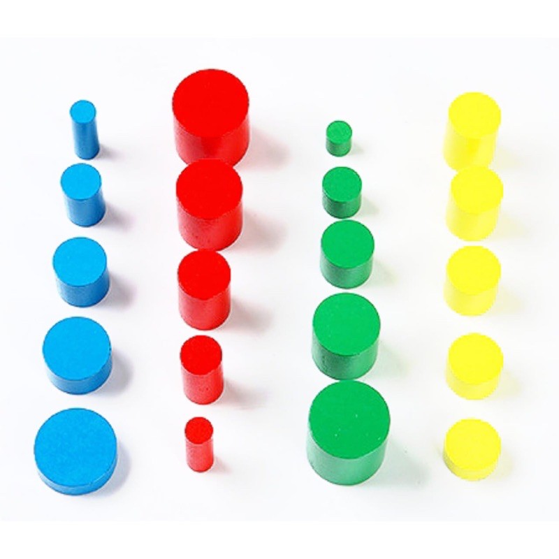 Jual [MONTESSORI] Aparatus Wooden Knobless Cylinder | Shopee Indonesia