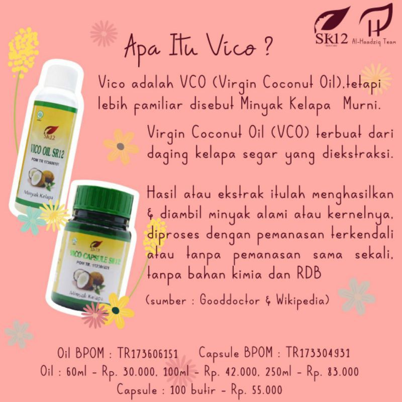 Jual Vco sr12 minyak kelapa VCO oil (60 ml) | Shopee Indonesia
