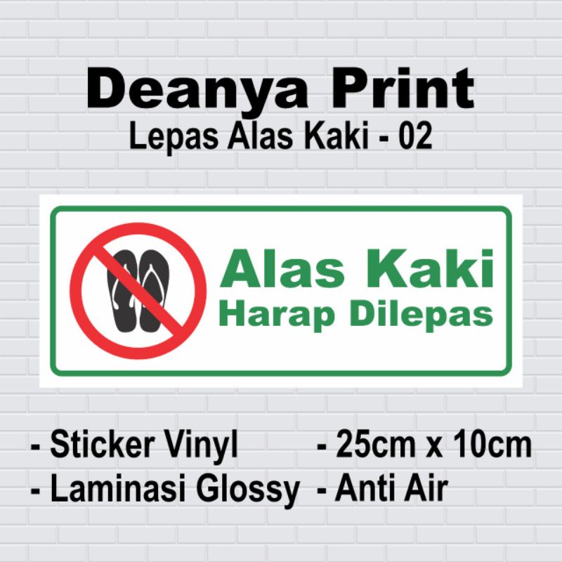 Jual Sticker Peringatan | Shopee Indonesia