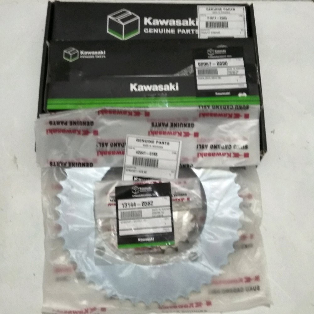 Jual BARU Gear Set Kawasaki KLX 150 D Tracker Original Kawasaki Genuine