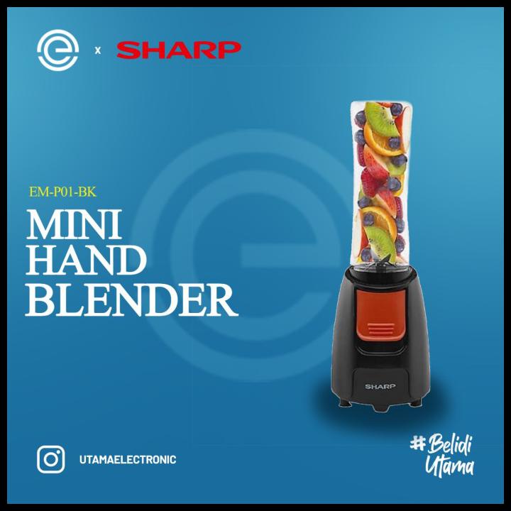 Jual Sharp Mini Hand Blender 0.6 Liter EmP01Bk Shopee Indonesia
