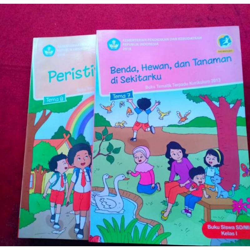 Jual Buku Tematik Terpadu Kurikulum 2013 Tema7 8 Untuk Sd Mi Kelas 1