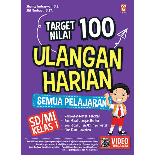 Jual Ready Stok Target Nilai 100 Ulangan Harian Semua Pelajaran Sd