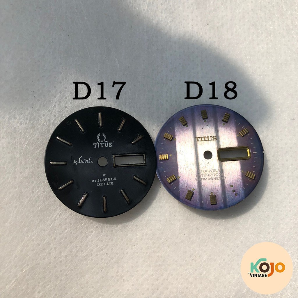 Jual Dial Jam Tangan Pria Antik Jadul Vintage Langka Titus | Shopee ...