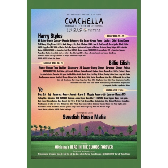 Jual POSTER RUNDOWN ACARA MUSIK | FLYER ACARA MUSIC | HIASAN DINDING ...