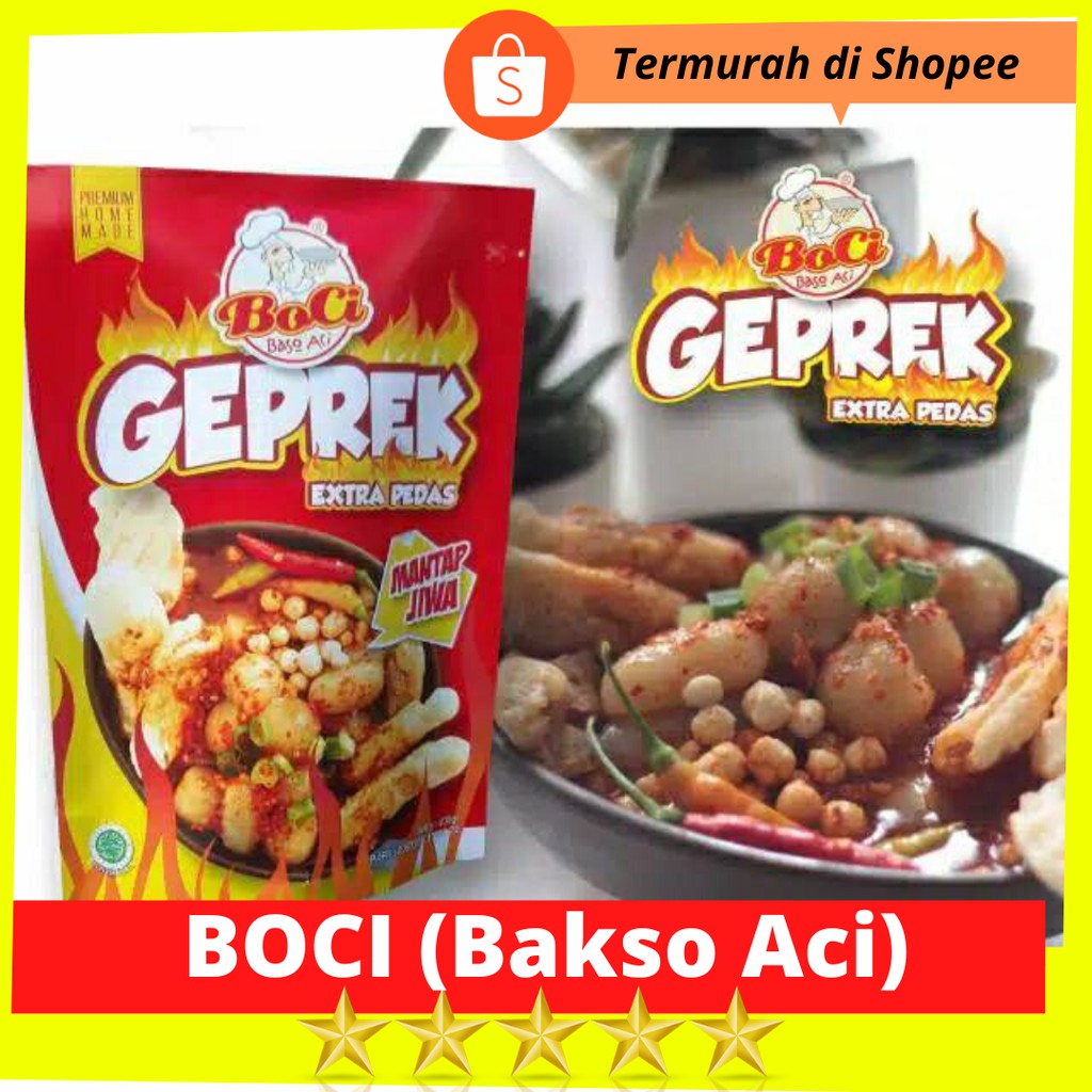 Jual PROMO BOCI TERLARIS! BOCI GEPREK MANTAP JIWA Super Pedas & Boci ...