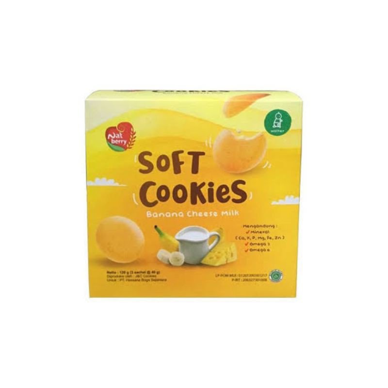 Jual Nayz Soft Cookies rasa Banana Cheese Milk | Shopee Indonesia