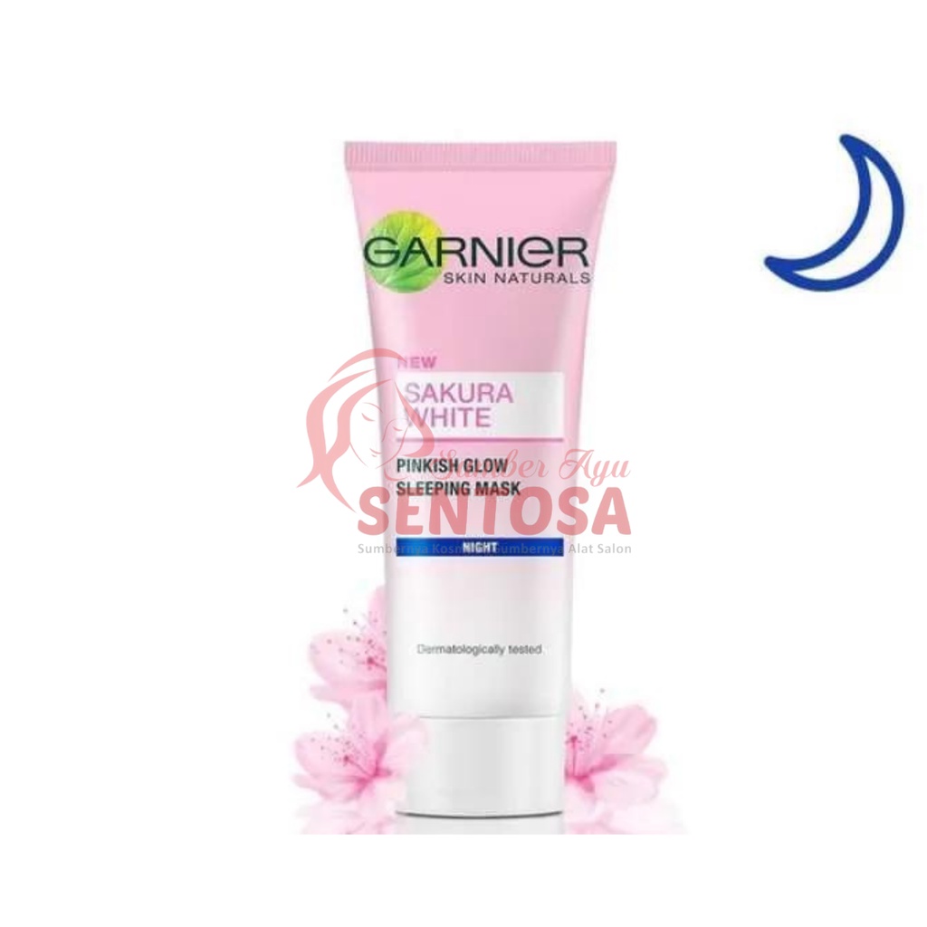 Jual Garnier Sakura White Pinkish Glow Sleeping Mask Night Shopee