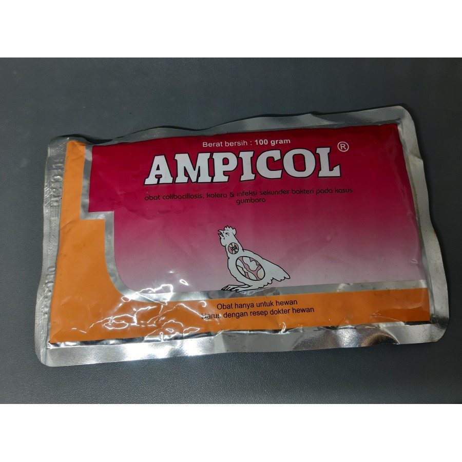 Jual Ampicol 100 gram Medion Obat Ayam Kolera, Colibaciliosis dan ...