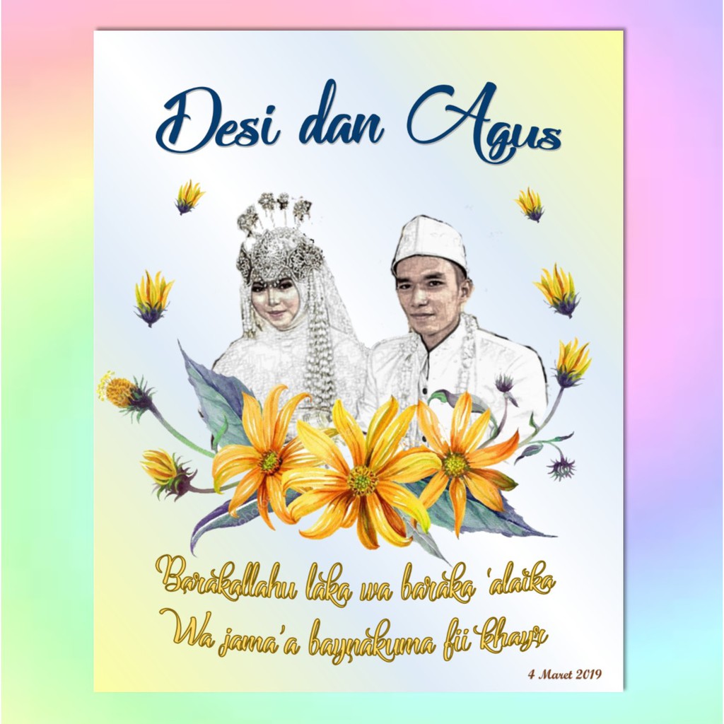 Jual Desain Foto Wisuda Graduation Wedding Birthday Etc Softcopy