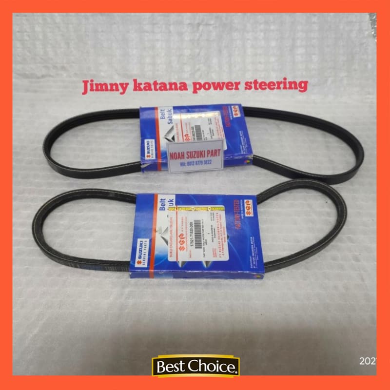 Jual fan belt tali kipas set suzuki Jimny katana asli SGP Shopee