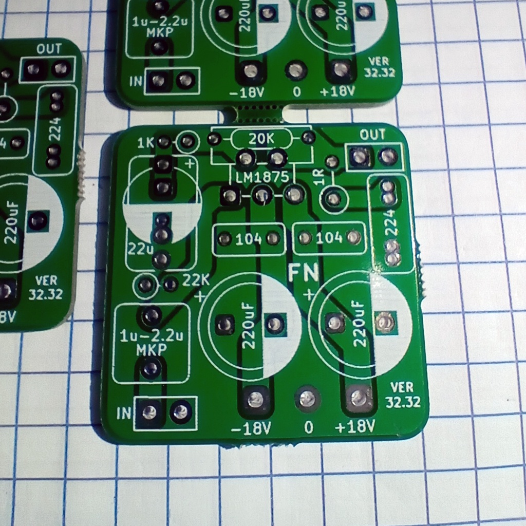 Jual PCB LM1875 TDA2030 TDA2040 TDA2050 Amplifier Fiber FR4 Premium ...