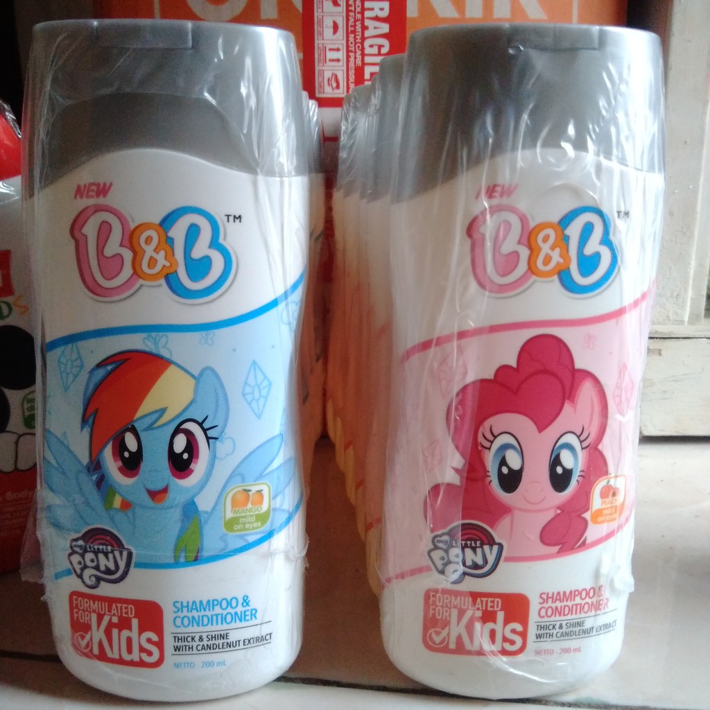 Jual B&B Kids Shampoo & Conditioner 200 Ml | Shopee Indonesia