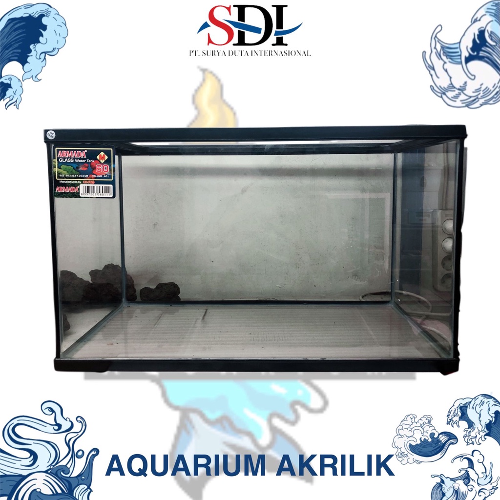 Jual Aquarium Akrilik Ukuran Xl Lt Aquarium Dengan Kaca Akrilik Shopee Indonesia