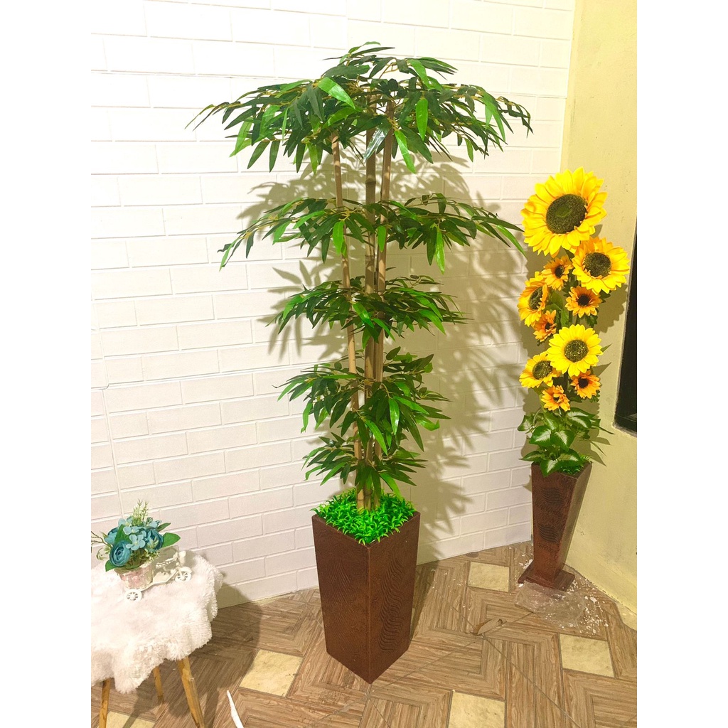 Jual Bambu Artificial 150cm - Pohon Bambu Hiasan - Dekorasi Rumah