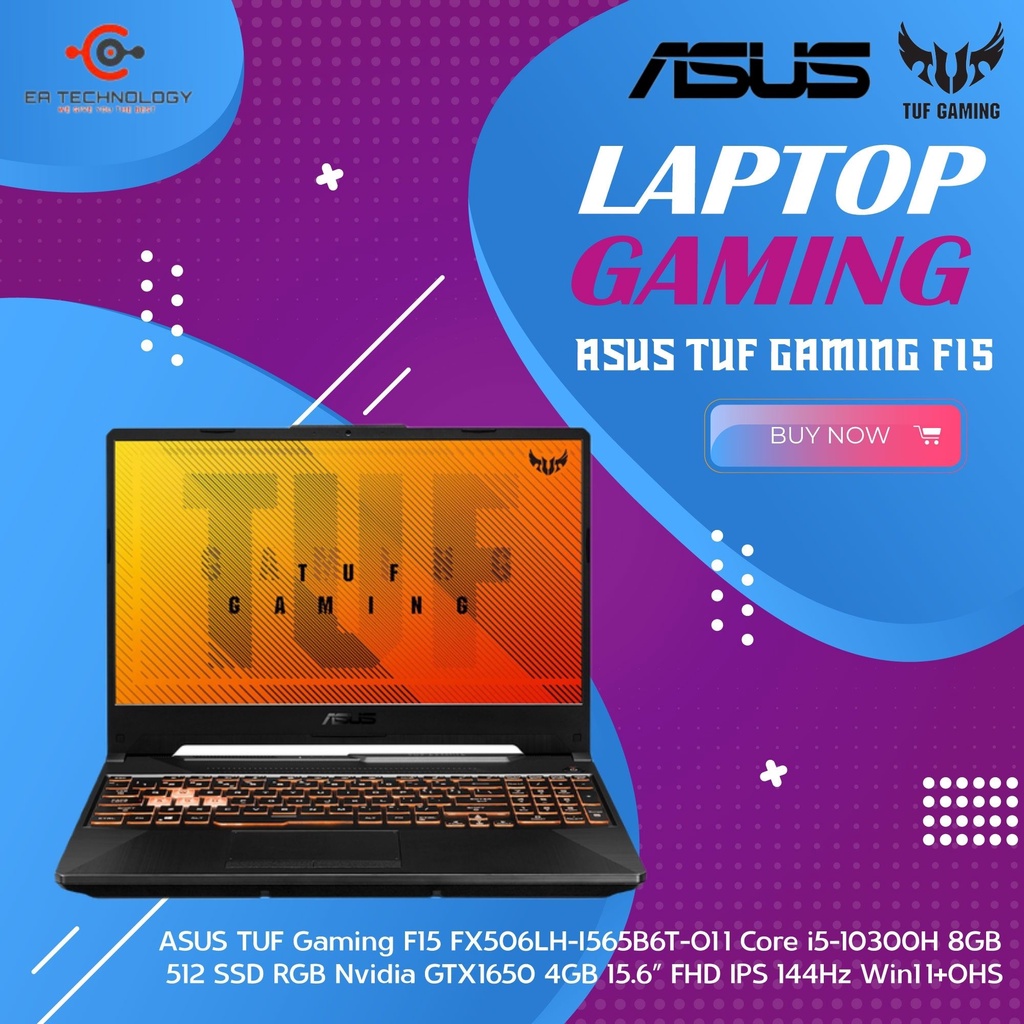 Jual Asus Tuf Fx506lh I565b6t O11 Core I5 10300h 8gb 512ssd Gtx1650 4gb W11 Shopee Indonesia 3012