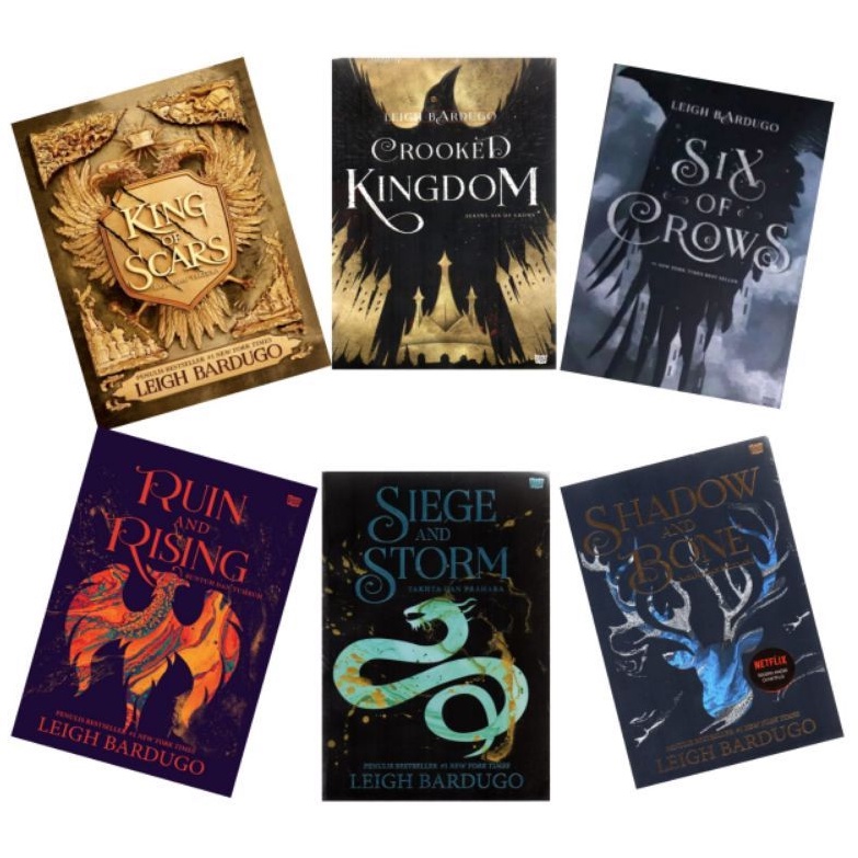 Jual Novel Six of Crows , Crooked Kingdom Ruin Rising Shadow And Bone ...