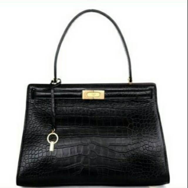 Tory Burch Lee Radziwill Embossed Satchel Tas Tory Burch Factory Outlet Murah Tas Branded Murah