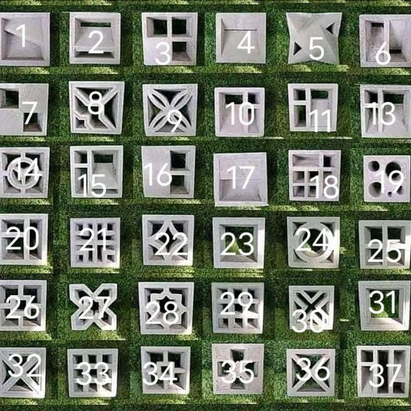 Jual roster beton minimalis/roster unik/roster Anti tampias/GROSIR ...