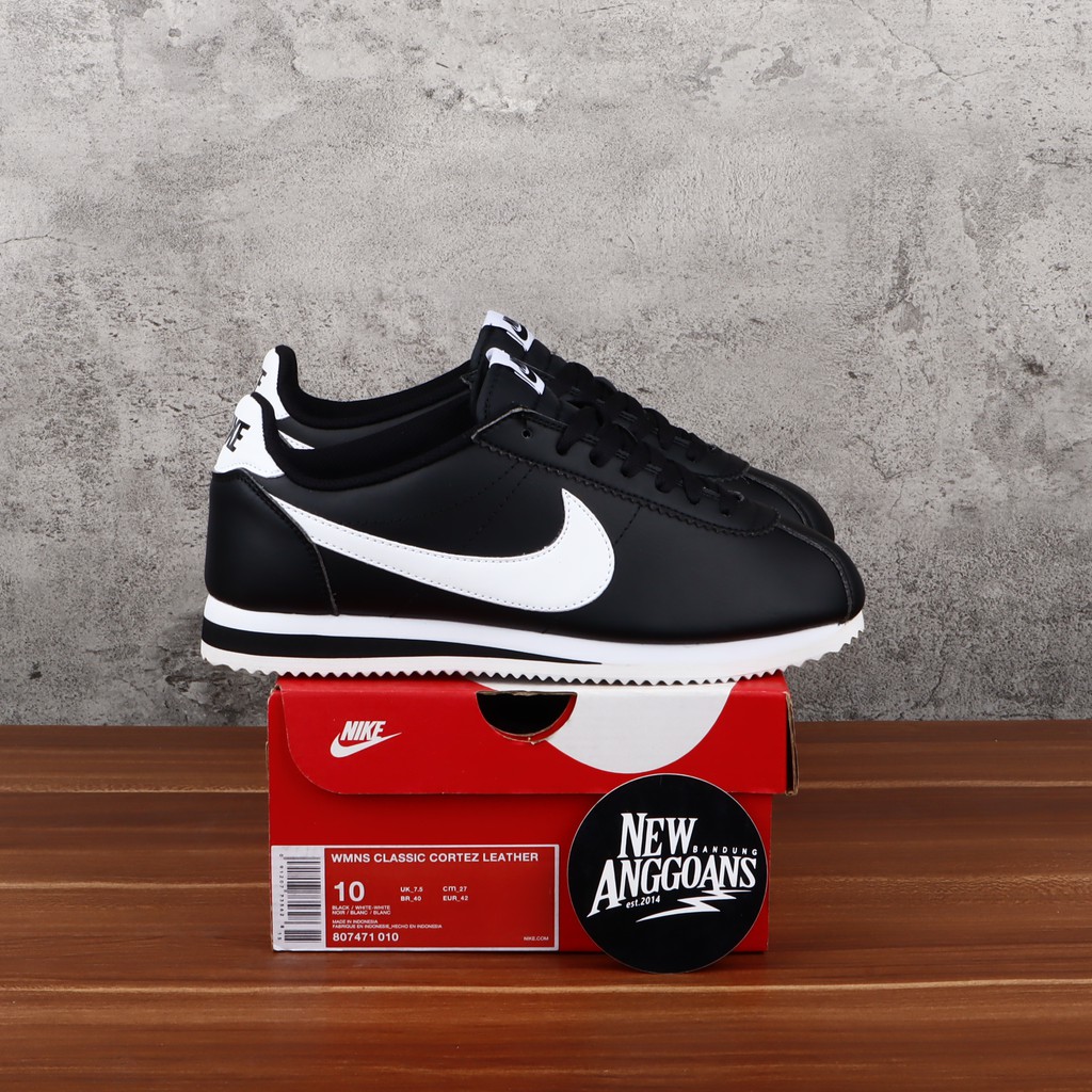 Nike cortez hitam hotsell