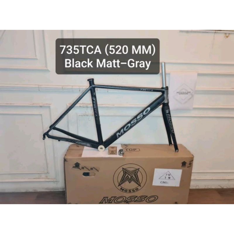 Frame road bike mosso best sale 735 tca