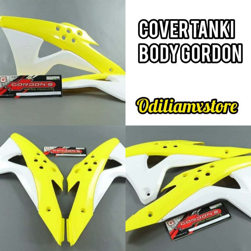 Jual Cover Tanki Body Gordon Kuning Putih Shopee Indonesia