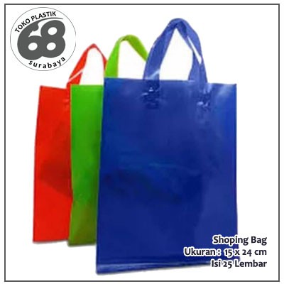 Kresek Belanja (Shoping Bag) Isi 25 Lembar Warna