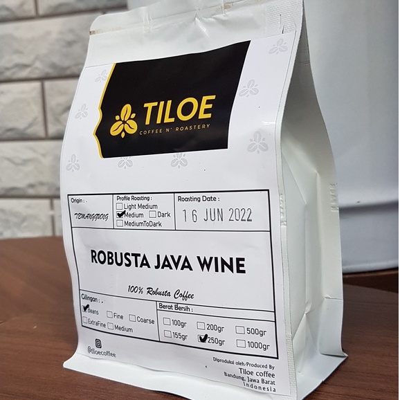 Jual Kopi Robusta Wine Java Coffee Specialty Bubuk/Biji - 500gram ...