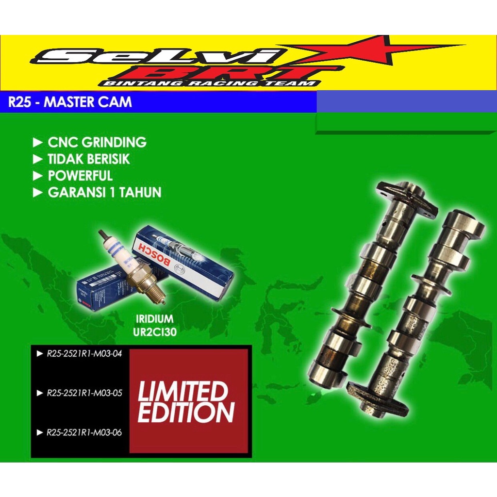 Jual MASTER CAM NOKEN AS BRT YAMAHA R25 | Shopee Indonesia