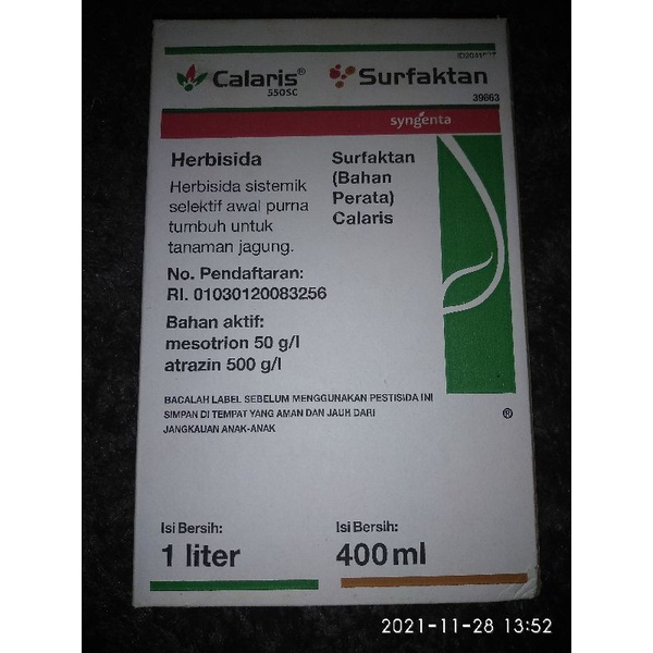 Jual CALARIS 350SC 1 LITER | Shopee Indonesia